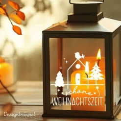 Fensterdeko Advent Weihnachten Fensterbild Weihnachtsdekoration Sticker Weihnachtszeit 2 Farben 3 Größen