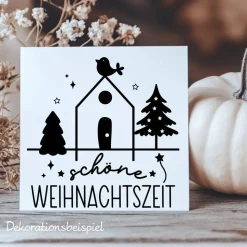 Fensterdeko Advent Weihnachten Fensterbild Weihnachtsdekoration Sticker Weihnachtszeit 2 Farben 3 Größen