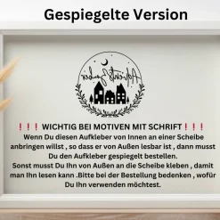 Fensterdeko Adventszauber Fensterbild Weihnachtsdekoration Sticker Kranz Advent Dekofenster 2 Farben 2 Grö&szli