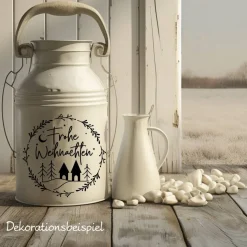 Fensterdeko Frohe Weihnachten Fensterbild Weihnachtsdekoration Sticker Kranz Advent Dekofenster 2 Farben 2 Größen minima