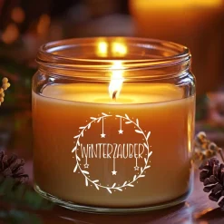 Fensterdeko Schriftzug Winterzauber Weihnachten Fensterbild Weihnachtsdekoration Sticker 2 Farben 3 Größen