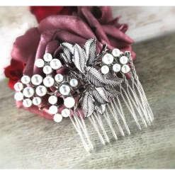 festlicher Haarkamm, Braut, Haarschmuck  Hochzeit,  Brautkamm