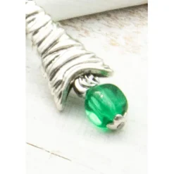 Festlicher Ohrschmuck, Ohrstecker grün, Ohrringe, Tannenbaum, Geschenkidee, Weihnachten, handgemacht Unikat