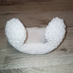 Figur "Engelsflügel" mit Aussparung für ein Teelicht. Grabdeko, Trauer