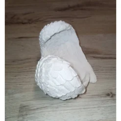 Figur "Engelsflügel" mit Aussparung für ein Teelicht. Grabdeko, Trauer