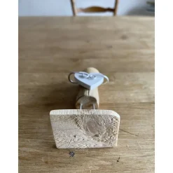 Figur mit Herz, Geschenk für liebe Freunde, kleines Mitbringsel, Holzfiguren