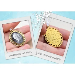 Filigranes Memorial für Brautstrauß – Dein Erinnerungs-Accessoire mit Foto & Text zur Hochzeit