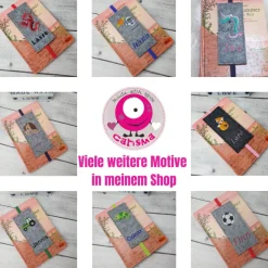 Filz Lesezeichen Faultier, Einschulungsgeschenk