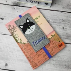 Filz Lesezeichen Katze, Einschulungsgeschenk