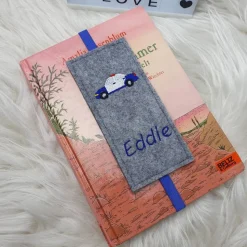 Filz Lesezeichen Polizei, Einschulungsauto