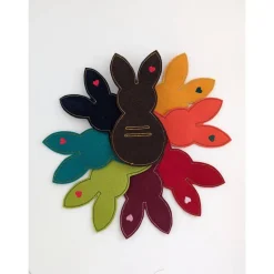 Filz Osterhase Wunscherfüller Geldgeschenk Osterdekoration Kuststoffröhrchen