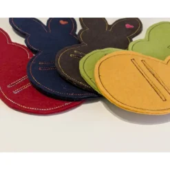 Filz Osterhase Wunscherfüller Geldgeschenk Osterdekoration Kuststoffröhrchen