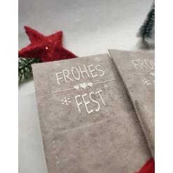 Filz-Bestecktasche – Weihnachtliche Tischdekoration