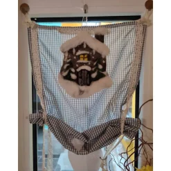 Filzhaus,  Weihnachtsdeko, handgefilzt