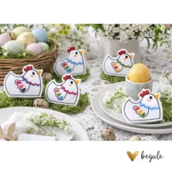 Filzhühner, 6 Stück