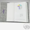 Filzhülle evangelisches Gesangbuch FRIEDENSTAUBE personalisiert  KL42
