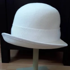 Filzhut Weiß Origami