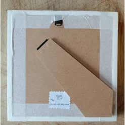 Filzkunst, Filzblumen, Osterbild, gefilzt im 3-D- Bilderrahmen