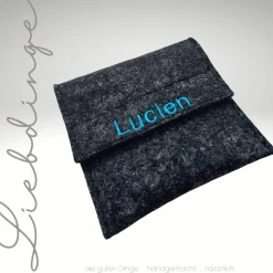 Filztäschchen NAME Rosenkranz personalisiert.  Farbwahl Rosenkranztasche