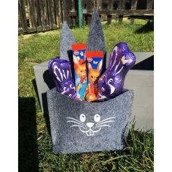Filztüte Ostertüte Osterkörbchen personalisiert mit Namen