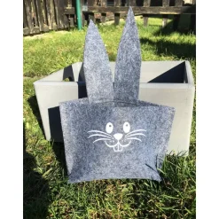 Filztüte Ostertüte Osterkörbchen personalisiert mit Namen