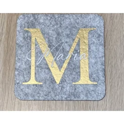 Filzuntersetzer personalisiert mit Namen Filz Untersetzer wieder verwendbare Gastgeschenke für Hochzeit Konfirmation