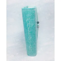 Fisch im Kreis Gotteslobhülle Gebetbuch Hülle Geschenk Kommunion Firmung Geschenkidee Gott Kirche religiös personalisier