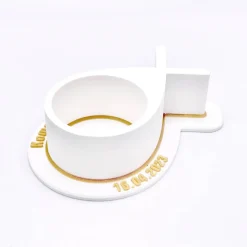 Fisch Kerzenständer für Kommunion, Konfirmation & Taufe in verschiedenen Größen