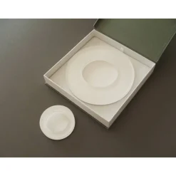 Flache Schmuck-Ablage / kleine Ring-Schale - transparente Optik