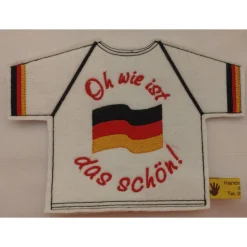Flaschen Shirt Deutschland – Oh wie ist das schön für Piccolos, Miniweinflaschen & kleine Bierflaschen