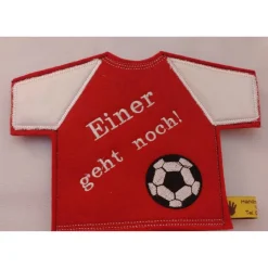 Flaschen Shirt Einer geht noch  rot – Oh wie ist das schön für Piccolos, Miniweinflaschen