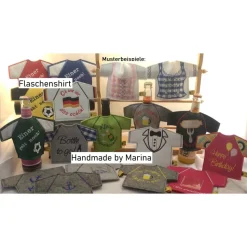 Flaschen Shirt Einer geht noch  Grün  – Oh wie ist das schön für Piccolos, Miniweinflaschen