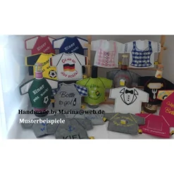 Flaschen Shirt Waidmannsheil Personalisiertes Geschenk für Piccolos, Miniweinflaschen