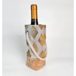 Flaschenbeutel für Weinflasche, Geschenktasche Geschenkverpackung für Weinflasche, Flaschenverpackung, nachhaltiger Zero