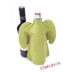 Flaschenengel Flaschenüberzug...grün...