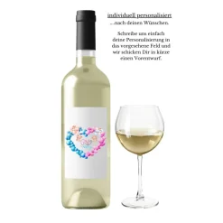 Flaschenetikett, selbstklebend, Personalisiertes Wein Flaschen Etikett Weihnachten, Christmas ,Selbstklebendes Weinetike