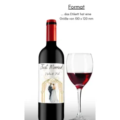 Flaschenetikett, selbstklebend, Personalisiertes Wein Flaschen Etikett Weihnachten, Christmas ,Selbstklebendes Weinetike