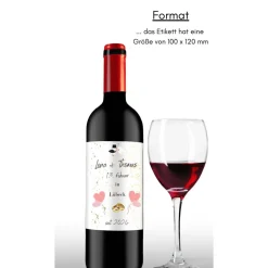 Flaschenetikett, selbstklebend, Personalisiertes Wein Flaschen Etikett Weihnachten, Christmas ,Selbstklebendes Weinetike