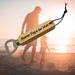 Flaschenöffner mit Wunschtext personalisierbar