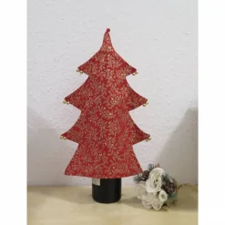 Flaschenhülle Tannenbaum in rot mit verschiedenen Druckmotiven