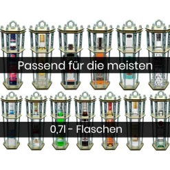 Flaschenkäfig DIY-Bausatz | Lustiges Geschenk für Männer & Frauen | Geburtstag, Party, Mitbringsel | Für 0,7L Flaschen