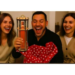 Flaschenkäfig Geschenk für Männer – Originelle Geschenkidee & Geschenkverpackung aus Holz