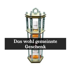 Flaschenkäfig Geschenk für Männer – Originelle Geschenkidee & Geschenkverpackung aus Holz