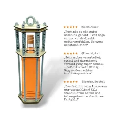 Flaschenkäfig Geschenk für Männer – Originelle Geschenkidee & Verpackung für Spirituosen