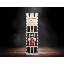 Flaschenkäfig, Geschenke für Männer, Geburtstagsgeschenk für Männer, Geschenkidee, Geschenkverpackung, Männergeschenk, p