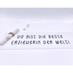 Flaschenpost Geschenk Erzieherin Weihnachten