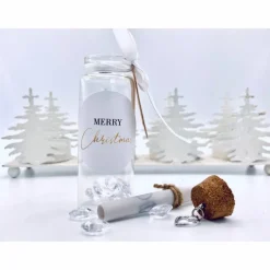 Flaschenpost Papa Geschenk für Weihnachten, Karte, bester Papa der Welt