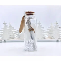 Flaschenpost, Tante Geschenk Weihnachten, Karte für die Tante, weihnachtliche Postkarte