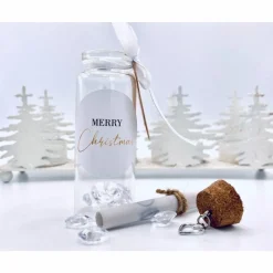 Flaschenpost, Tante Geschenk Weihnachten, Karte für die Tante, weihnachtliche Postkarte