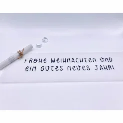 Flaschenpost Weihnachtskarte  Geschenk zu Weihnachten, Karte, Frohe Weihnachten